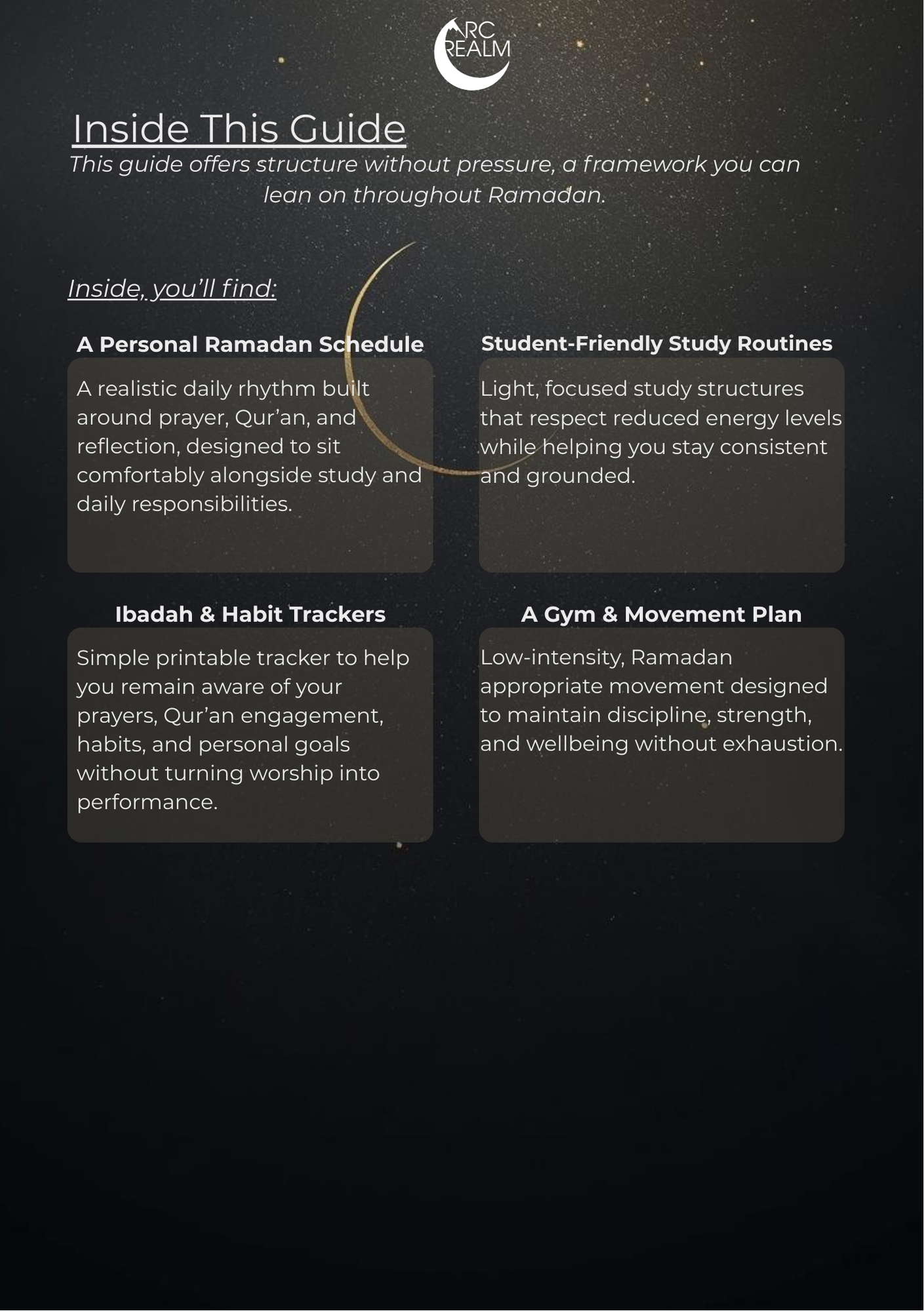 The Ramadan reset - By Arc Realm